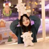 Плюшевые куклы Kawaii Cartoon Sheep Plush Toy Fucked Животные животные детские детские детские девочка девочка день рождения подарка дома декор спальни y240415