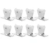 Tenda 8pcs Drapery Hardware Cord Pulley Blocco cieco per gli accessori per la sostituzione dell'otturatore a rulli in piega romina