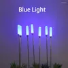 10Pcs Solar LED Lawn Light Stainless Steel Waterproof Park Lamp Garden Lights Reed Outdoor