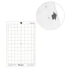 PADS 2PCS Remplacement du tapis de coupe transparent PAD MAT ADHÉSIVE AVEC MESURATION GRID 12 * 12 pouces pour Silhouette Cameo Plotter Machine