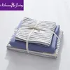 Bedding Sets Simple Lattice Four-piece Set Washed Cotton Pure Japanese Quilt Cover Bed Sheet