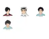 Volleyball Anime ENAMEL PIN HAIKYUU PRISON DE GROS PRISONNEMENT LIBERRO YU NISHINOYA MANGA BROOCHES BADGES ACCESSOIRES