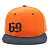 Ballkappen 6ix9ine Hip Hop Cap 69 Flat Bim Hut Mode Hüte für Männer Basketball Trend Baseball
