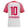 2023 24 Forsberg Poulsen Mens voetbaltruien Olmo Haidara Laimer Szoboszlai NKunku Home Away Special Edition voetbal shirts volwassen uniformen