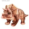 Gevulde pluche dieren 32-46 cm Jurassic World pluche zachte triceratops stegosaurus dinosaurus poppen pluche knuffel gevulde dieren speelgoed voor jongen kinderen verjaardag cadeau l47