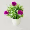 Decorative Flowers Simulation Plant Potted Artificial Five Hydrangea Activity Site Layout Special