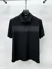 Men's Polos High End Brand Fashion Jacquard Polo Shirt Short Sleeved 2024 Summer Cool And Comfortable Casual Light Luxury T-shirt