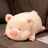 Gefüllte Plüschtiere 40/50/60 cm süßes Plüsch Schwein Spielzeug Weiche Tierkissen gefülltes Puppen Schöne Schweinchen -Plüsch -Sofa Kissen Spielzeug Girl Kinder Geburtstag Geschenk L47