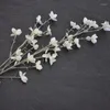 Декоративные цветы симуляция Campanula Flower Diy Свадебный букет шелк