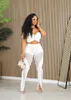 Designer Tracksuit Women Sexy Lady Clothing Spring and Autum 2XL Mesh BH BH Top Mid midja Tvåbitar byxor Set Nightclub