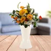 Decoratieve bloemen 10 pc's emmer boeket bodem bloem arrangement stand houder base plastic bruid boeketten boek vaas bloemen beugel