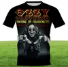 Cloocl 3d 인쇄 Tshirts 록 가수 Ozzy Osbourne Diy Tops Mens 개인화 된 캐주얼 옷 슬림 한 짧은 슬리브 스트리트 스타일 Shir6064467