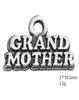 Antique Silver Plated Grandmother Charm Family Love Pendant Other customized jewelry1820062