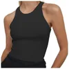 Serpari camisole da donna Serratura da donna Sleeveletta a piede full -lunghezza a coste di cotone a coste di racer con altezza cinghie/giubbotti femminile femminile femmina