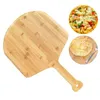 Pizza in legno portatile paddle spatola pizza pala cula tagliere con buccia con manico per pizza piatto da prepace strumenti di pasticceria