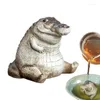 Çay evcil hayvan evcil hayvan figüre süsleri masa masası için sevimli ev tedariki ev dekoru komik aksesuarlar