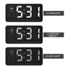 Horloges murales RGB Changement créatif LED coloré Clock Electronic Clock USB Plug-in Utilisation de Student Alarm Bureau Luminal