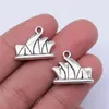 Charms Bevindingen Sydney Opera House sieraden 18x15mm 10 stks