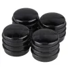 Cables 4x ORing Guitar Bass Rotary Control Knobs for 6mm Split or Solid Shaft Black