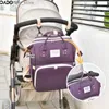 Sac à couches sac à couches maman sac à dos couche à couche à grande capacité avec un pad de station de portage portable voyage multifonctionnel pour bébé fille L410