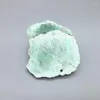 Figurine decorative 500-600G Naturale di alta qualità Green MOONST PESTON RUPPIO MINERALE MINERAL Crystal Pietra Manuale Decorazione di pietre Guarigione