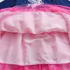Девушка платья Vikita Girls Princess платье для детских девочек платья для детский праздничный платье деть рождественская одежда vestidos милый узор T240415