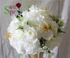 Dekorativa blommor SPR - 10st/Lot Wedding Road Lead Artificial Table Rose Flower Wall Center Ball Decoration