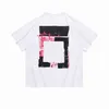 Summer Designer T-shirt Mens Womens black White Tees Tops Man Casual Street graffiti Shirt Sweatshirt Men High-quality T-shirts