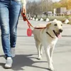 Hundkläder Poop Bag Dispenser luktfri bärbar tjockare pooper -scoopers -väskor som bär rem ingår för promenader