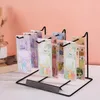 Soupchage de bijoux Simple Oreing Stand Hanging Collier Collier Metal Rangement Cadre Rack Rack