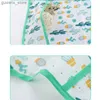 Śliniaki Burp Cloths Baby BIBS Nowe słodkie dzieci dziecięce rzeczy dziecięce wodoodporne Wodoodporne długie rękawie Smock Fartuch dożylnego dla dzieci 0-6 lat Y240415Y240417x5mm