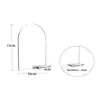 Party Supplies 5st/Set Clear Arch Acrylic Sign med Stand Blank Arched Round Top Sheet For Wedding Reception Event Restaurant