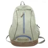 Backpack Japan moda moda harajuku de grande capacidade Ins inseto de casal neutro de casal neutro homens escolares