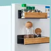 Kitchen Storage Magnetic Spice Rack Wall-mounted Punch-free Box Multi-purpose Seasoning Organizer For Home