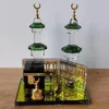 Saudi Arabia Travel Souvenirs Mecca Mosque Clock Tower Kaaba Architecture Crystal Models Middle East Muslim Desk Tabletop Decors 240403
