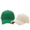 Ball Caps Autumn Winter Mesh Line Design Simple Fashion Baseball Cap For Women Outdoor EasyMatch Warm Harajuku Style Visor