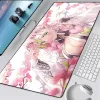 Pads Demon Slayer Kanroji Mitsuri Grand jeu Mouse Pad Computer Mousepad PC Gamer Gamer Mouse Mat Oploper Mauusepad Keyboard tapis de bureau