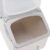 Storage Bags Airtight Food Container Dustproof High Temperature Resistant Rice Odorless Space Saving With Lid For Beans