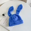 Berretti inverno addensare il cappello da sci da sci di lambhair per donne balaclava piccante ragazza auricolare 3d