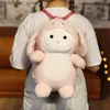 Stuffed Plush Animals Cross Dress Dog Pig Rabbit Plush Toys Stuffed Animals Hand Warmer Cute Soft Dolls Bunny Backpack for Girl Baby Children Gift L47