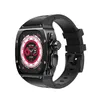 Iwatch Strap için Şık Kayış Ultra2 Nesil 49mm Apple Watch Strap Şeffaf Kabuk Yarı Yolcu Silikon Saat Kayışı