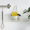 Kitchen Storage Sink Basket Holder Adjustable Soap Sponge Shlf Hanging Drain Home Shelf Soft For Wall Bathroom Accessories