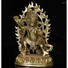 Dekorativa figurer Kina mässing King Kong Buddha Crafts Statue