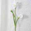 Decorative Flowers Artificial Iris Flower Branch Bouquet Real Touch Simulation For Wedding Home Table Decor Silk Fake Party Supplies