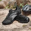 Sapatos de ciclismo Profissional Mountain Biking Sneakers não deslizam as unhas respiráveis