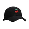 Ball Caps Cotton Cherry Fruit Embroidery Casquette Baseball Cap Adjustable Snapback Hats For Men And Women 37