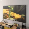 2023 NEW 90 Inch ALR UST projector screen PET Crystal HD 4K Home Cinema projection screen for fengmi t1 4k projector