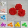 Fiori decorativi 100pcs 13 colori 5 cm Calcoi di garofano di seta artificiale per nozze fai -da -te Mathe's Day Hat HACK CHEATH ACCESSORI