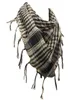 Men Unisex 100% Cotton Shemagh Square Neck Desert Tactical Style Head Wrap Keffiyeh Fringes Checkered Scarf Scarves9628199
