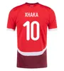 2024 Switzerland Soccer Jerseys Euro ELVEDI AKANJI ZAKARIA SOW RIEDER EMBOLO SHAQIRI WIDMER 24 25 Football shirts SWISS STEFFEN home away Uniforms